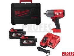 Aku rázový utahovák Milwaukee M18 FHIWP12-502X - 2x aku 18V/5.0Ah, 1491Nm, 3.2kg (4933459693)