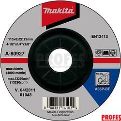 A-80927 brusný kotouč 115x6x22 ocel