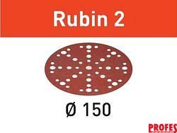 x Brusný papír - brusivo pro brusky Festool RO 150, ES 150, ETS 150, ETS EC 150, LEX 150, WTS 150, HSK-D 150 (Festool Rubin 2 STF D150/48 P120 RU2/50) 150mm, zr. 120 (575190)