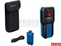 Detektor Bosch GMS 120-27 Professional - 1x aku 3.7V/1.0Ah nebo 2x AA, 100mm, 0.29kg, taška (0601081701)