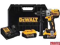 DCD996P2 DEWALT 18 VOLT AKU PŘÍKLEPOVÁ BEZUHLÍKOVÁ VRTAČKA / ŠROUBOVÁK XRP, 2 X 5,0AH AKU XR LI-ION, NABÍJEČKA, KUFR T-STAK