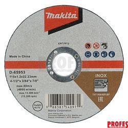 D-65953	řezný kotouč 115x1.2x22.23 nerez