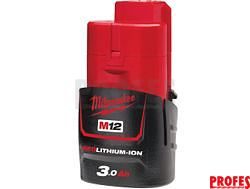 Akumulátor Milwaukee M12B3 - 12V/3.0Ah Li-Ion REDLITHIUM-ION™ (4932451388)