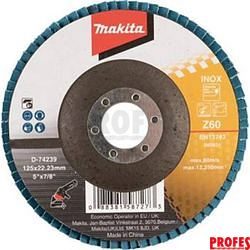 Makita D-74239 kotouč lamelový 125x22.23mm K60 Zirkon