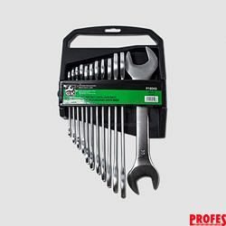 GK TOOLS Sada plochých klíčů 6-32 mm 12 dílů mat.chrom