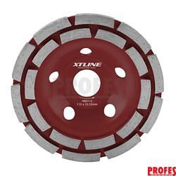 XTLINE Kotouč diamantový brusný dvouřadý | 150x5x22,2 mm