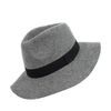 Podzimní dámský klobouk šedý