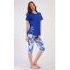 Dámské pyžamo kapri Julie - modrá
