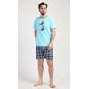 Pánské pyžamo šortky Honolua bay - mátová