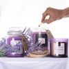 ARÔME Svíčka 400 g s dřevěným knotem a víčkem, Lavender and Chamomille