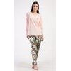 Dámské pyžamo dlouhé Mariana - světle lososová