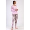 Dámské pyžamo dlouhé Klárka - světle růžová