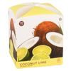 ARÔME Svíčka 90 g, ve skle a flower boxu, Coconut Lime