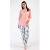 Dámské pyžamo dlouhé Melinda - lososová