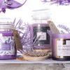 ARÔME Svíčka 400 g s dřevěným knotem a víčkem, Lavender and Chamomille
