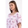 Dámská noční košile s krátkým rukávem Julie - růžová
