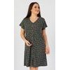 Dámské domácí šaty s krátkým rukávem Denisa - tmavě šedá