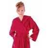 Dětský dlouhý savý župan s kapucí TAMPA malinová
