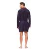 Pánský župan 9101 dark blue