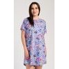 Dámská noční košile s krátkým rukávem Betty - modrošedá