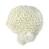 Čepice pletená ekru