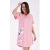 Dámská noční košile s krátkým rukávem Nicol - světle lososová