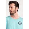 Pánská noční košile s krátkým rukávem Sea - mentolová