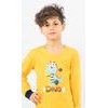 Dětské pyžamo dlouhé Dino - žlutá