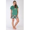 Dámské pyžamo šortky Beautiful - smaragdová
