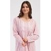 Dámská noční košile s dlouhým rukávem Julie - meruňková