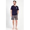 Pánské pyžamo šortky Marko - tmavě modrá