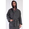 Pánský župan s kapucí Alex - antracitová