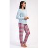 Dámské pyžamo dlouhé Dominica - šeříková