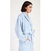 Dámský župan dlouhý se šálovým límcem Karolína - světle modrá