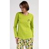 Dámské pyžamo dlouhé Zuzana - světle zelená