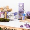 ARÔME Svíčka 400 g s dřevěným knotem a víčkem, Lavender and Chamomille