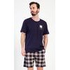 Pánské pyžamo šortky Marko - tmavě modrá