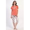 Dámské pyžamo kapri Koala - oranžová