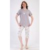 Dámské pyžamo kapri Alex - šedá