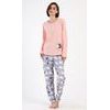 Dámské pyžamo dlouhé Betty - světle lososová
