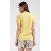 Dámské pyžamo šortky Včelka - žlutá