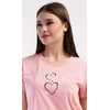 Dámské pyžamo kapri Srdce - lososová