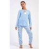 Dětské pyžamo dlouhé Tučňák - světle modrá