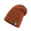 Čepice beanie dvojitá modrá