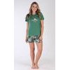 Dámské pyžamo šortky Beautiful - smaragdová