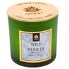 ARÔME Svíčka 400 g s dřevěným knotem a víčkem, Wild Berries