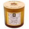 ARÔME Svíčka 400 g s dřevěným knotem a víčkem, Coastal Sunset