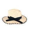 Klobouk letní dámský s černou mašlí