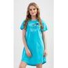 Dámská noční košile s krátkým rukávem Moře - tyrkysová