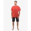Pánské pyžamo krátké 79128P - červená černá